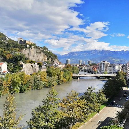 Appartement Hagaki Vue Panoramique Proche Gare Netflix Grenoble Bagian luar foto