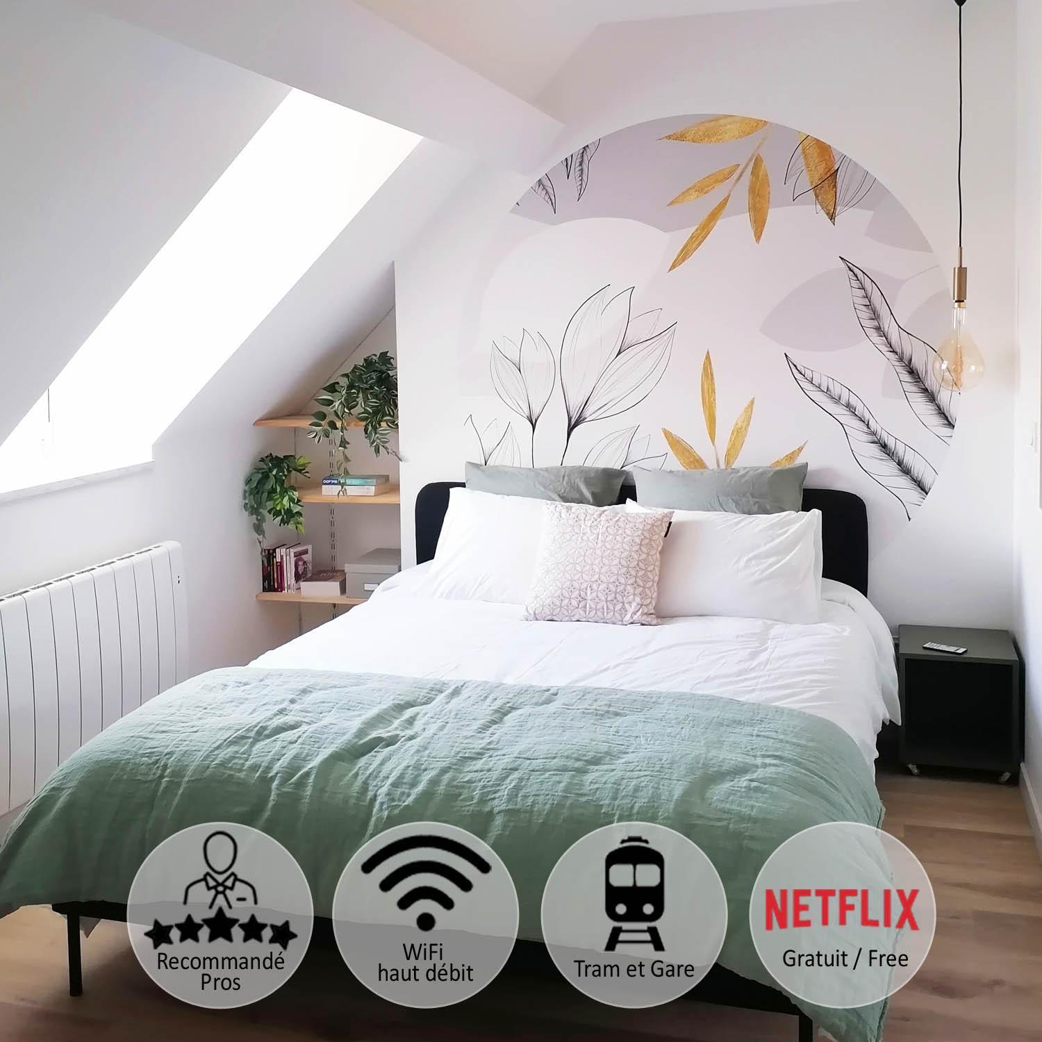 Appartement Hagaki Vue Panoramique Proche Gare Netflix Grenoble Bagian luar foto