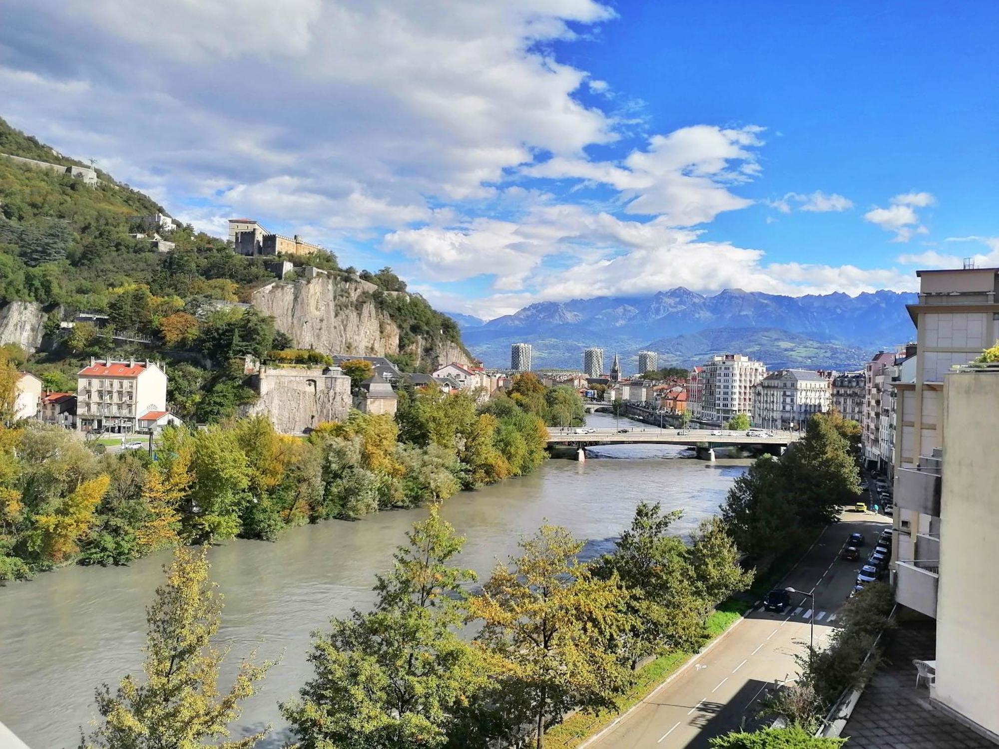 Appartement Hagaki Vue Panoramique Proche Gare Netflix Grenoble Bagian luar foto